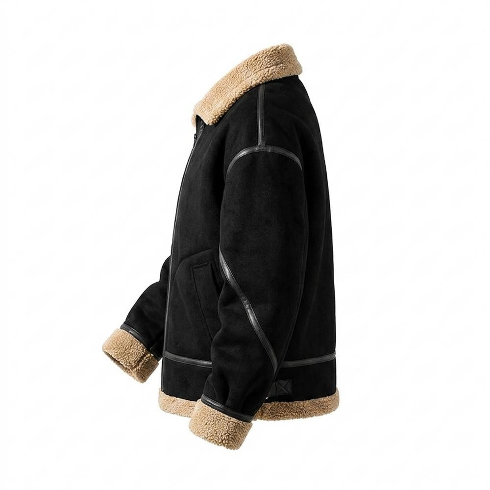 Mens Outlet House - Kelar | Shearling-Lined Zip-Up Jacket Men