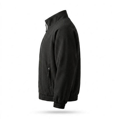 Mens Outlet House - Zadan | Ribbed Stand-Collar Jacket Unisex